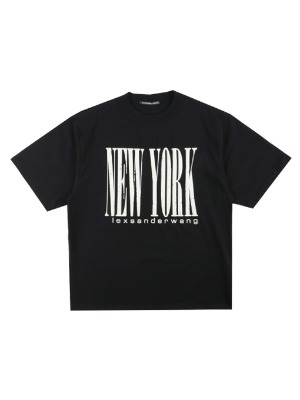 AW. New york Graphics Print T-Shirt [SELECT ITEM]